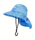 Sombrero de sol Dino celeste