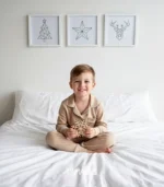 Pijama clásica beige - Imagen 2