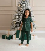 Pijama clásica verde - Imagen 3