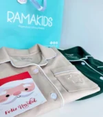 Pijama clásica beige - Imagen 3