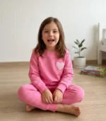 Pijama jacquard fucsia