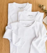 Camiseta blanca manga larga - Imagen 2