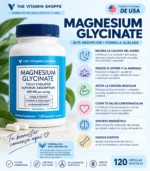 Magnesium Glycinate – The Vitamin Shoppe - Imagen 2