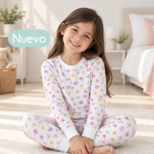 Pijama Corazones manga larga