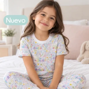 Pijama Charleston manga corta