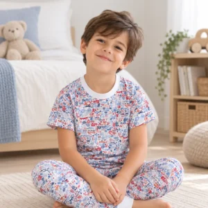 Pijama América Manga Corta